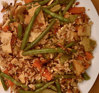 Wild Rice & Tofu Stir Fry