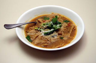 Dal Dhokli – Pea Soup with Whole Wheat Pasta